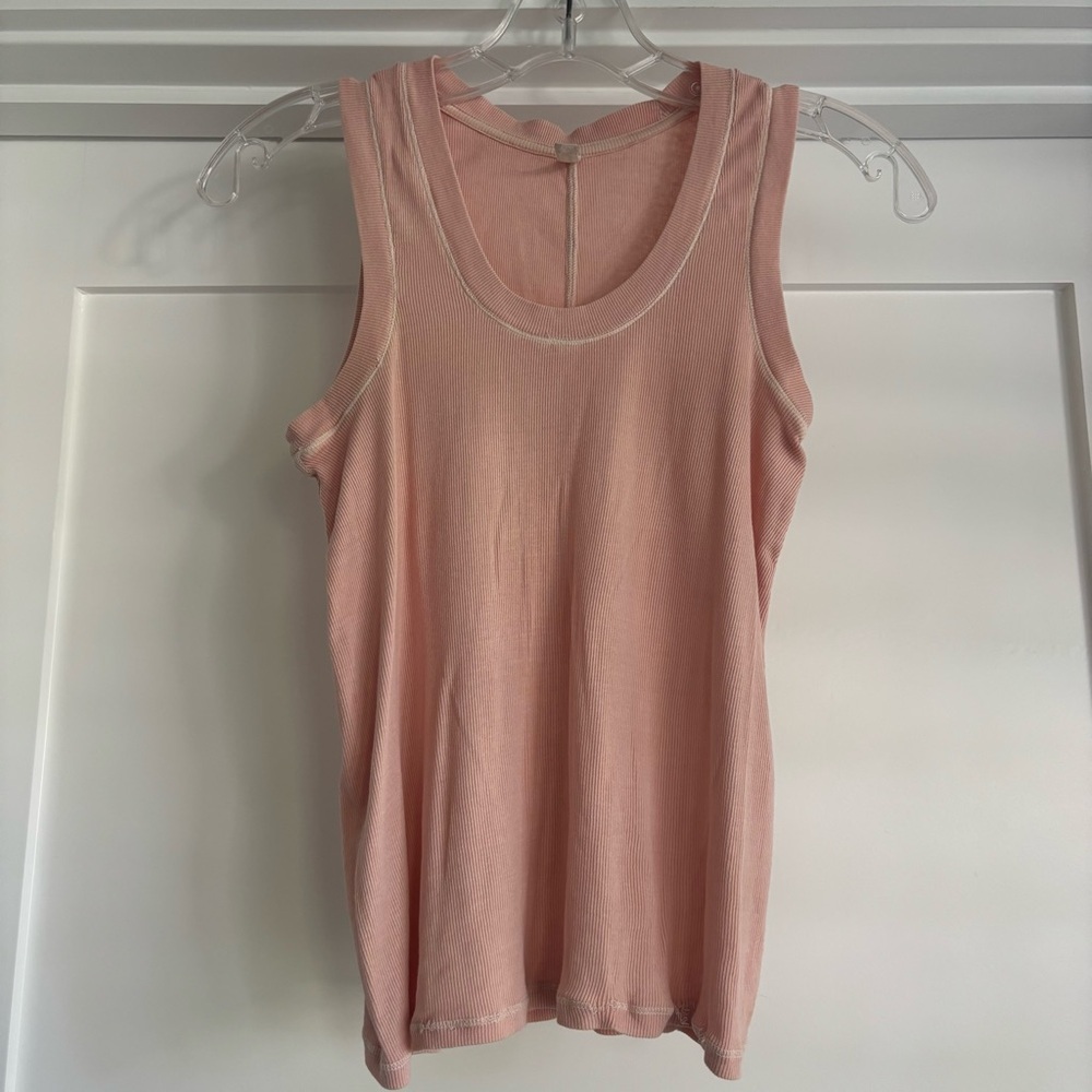 FREE PEOPLE INTIMATES U-NECK TANK - Island Rose Sz Small - Picture 4 of 7